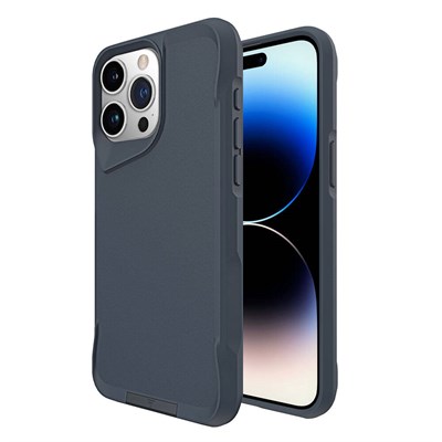 Apple iPhone 15 Pro Max Kılıf Zore Standlı Airbag Kenarlı T-Max Mat Kapak