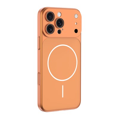 Apple iPhone 15 Pro Max Kılıf Zore M-Safe Şarj Özellikli Kamera Korumalı Spark Kapak