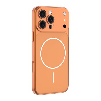 Apple iPhone 15 Pro Max Kılıf Zore M-Safe Şarj Özellikli Kamera Korumalı Spark Kapak