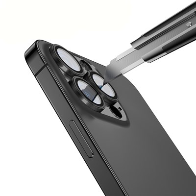 Apple iPhone 15 Pro Max Zore Mikro Kamera Lens Koruyucu