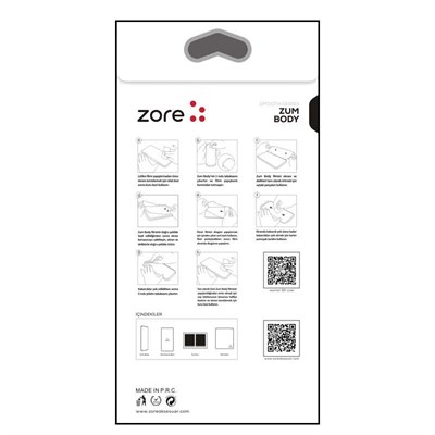 Apple iPhone 15 Pro Zore Mat Zum Body Arka Koruyucu