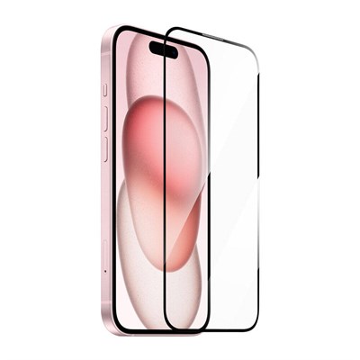 Apple iPhone 15 Wiwu GT-008 Polimer Oleofobik Kaplama Şeffaf Pürüzsüz Temperli Cam Ekran Koruyucu 10lu Paket