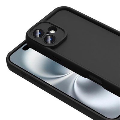 Apple iPhone 16 Kılıf Kamera Korumalı Zore Ananas Kapak