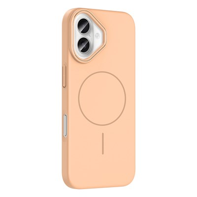 Apple iPhone 16 Kılıf Magsafe Şarj Özellikli Zore Ruby Silikon Kapak