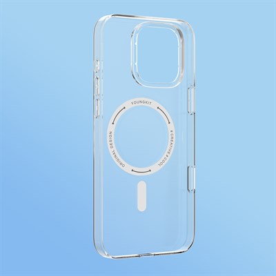 Apple iPhone 16 Kılıf M-safe Şarj Özellikli Youngkit Ice Serisi Kapak