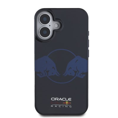 Apple iPhone 16 Kılıf Redbull Orjinal Lisanslı Magsafe Şarj Özellikli IML Çift Boğa Baskılı Sert PC  Kapak