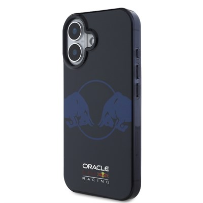 Apple iPhone 16 Kılıf Redbull Orjinal Lisanslı Magsafe Şarj Özellikli IML Çift Boğa Baskılı Sert PC  Kapak