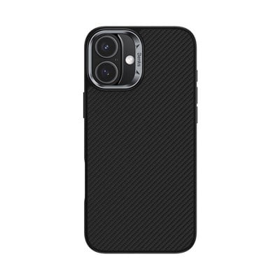 Apple iPhone 16 Plus Kılıf Karbon Fiber Magsafe Şarj Özellikli Benks Hybrid ArmorPro 600D Kevlar Kapak
