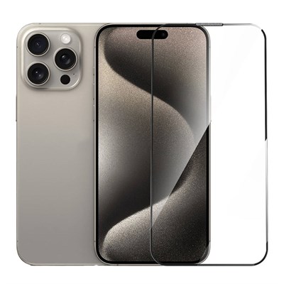 Apple iPhone 16 Plus Wiwu GT-014 Polimer Oleofobik Kaplama Şeffaf Pürüzsüz Temperli Cam Ekran Koruyucu 25li Paket