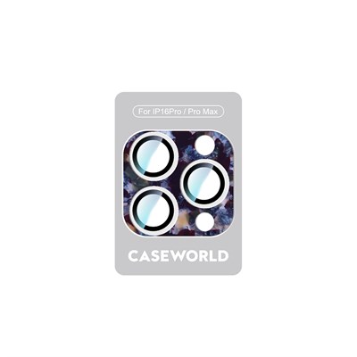 Apple iPhone 16 Pro CaseWorld Crystal Color Serisi Full Kamera Lens Koruyucu