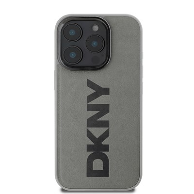 Apple iPhone 16 Pro Kılıf DKNY Orjinal Lisanslı Magsafe Şarj Özellikli PU Deri Plain Kapak