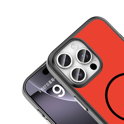 Apple iPhone 16 Pro Kılıf M-Safe Şarj Özellikli Zore Lora PC Kapak
