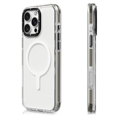 Apple iPhone 16 Pro Kılıf Magsafe Şarj Özellikli YoungKit Crystal Color Serisi Kapak