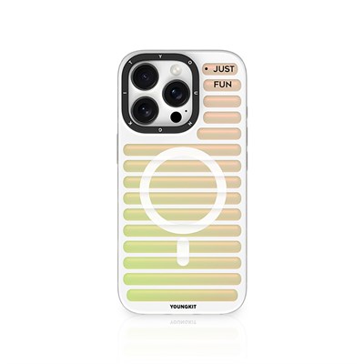 Apple iPhone 16 Pro Magsafe Şarj Özellikli Youngkit Geek Serisi Kapak