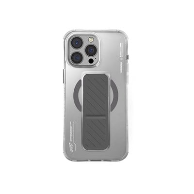Apple iPhone 16 Pro Kılıf Magsafe Şarj Özellikli Teknoloji Desenli Standlı Skinarma Axon Kapak
