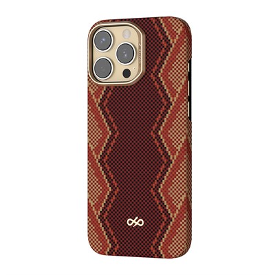 Apple iPhone 16 Pro Kılıf M-safe Şarj Özellikli Raptic Aramid Skin Bionic Serisi Kapak