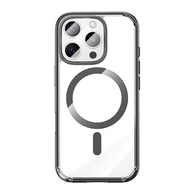 Apple iPhone 16 Pro Kılıf M-safe Şarj Özellikli Airbagli Şeffaf Benks LucentPro Serisi Kapak