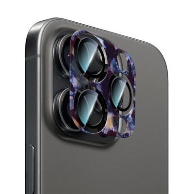 Apple iPhone 16 Pro Max CaseWorld Crystal Color Serisi Full Kamera Lens Koruyucu