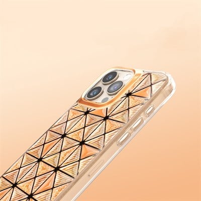 Apple iPhone 16 Pro Max Kılıf 3D Buz Blok Desenli Zore Paris Kairo TPU Kapak