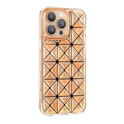 Apple iPhone 16 Pro Max Kılıf 3D Buz Blok Desenli Zore Paris Kairo TPU Kapak