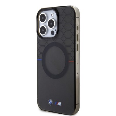 Apple iPhone 16 Pro Max Kılıf BMW Magsafe Şarj Özellikli Transparan M Dizayn Orjinal Lisanslı Kapak