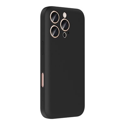 Apple iPhone 16 Pro Max Kılıf Kamera Korumalı Simli Lüks Zore Koton Kapak