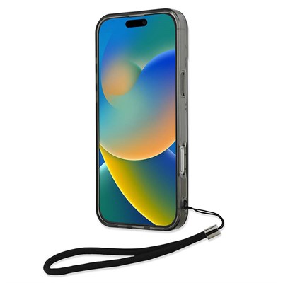 Apple iPhone 16 Pro Max Kılıf Karl Lagerfeld Orjinal Lisanslı Pattern Cord Kapak