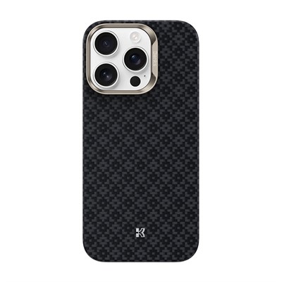 Apple iPhone 16 Pro Max Kılıf M-Safe Şarj Özellikli Benks ArmorAir ArmorGrid Serisi Kevlar Kapak