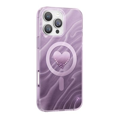 Apple iPhone 16 Pro Max Kılıf M-Safe Şarj Özellikli Zore Paris Rovix Sert PC Kapak