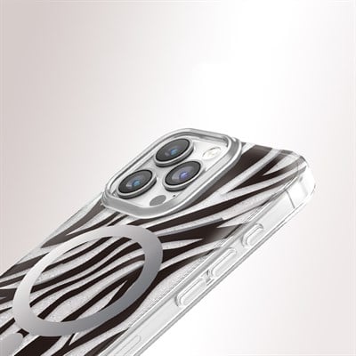 Apple iPhone 16 Pro Max Kılıf M-Safe Şarj Özellikli Zore Paris Veyro TPU Kapak