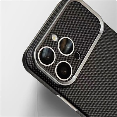 Apple iPhone 16 Pro Max Kılıf M-Safe Şarj Özellikli Zore Paris Zerre Sert PC Kapak