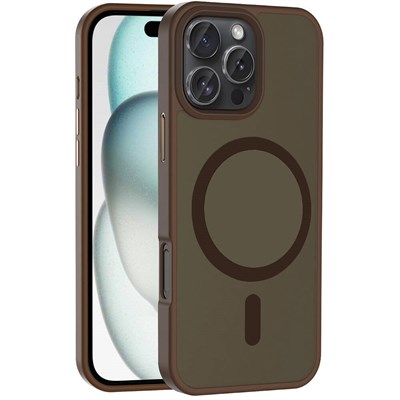 Apple iPhone 16 Pro Max Kılıf M-safe Şarj Özellikli Youngkit Dynamag Serisi Kapak