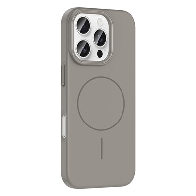 Apple iPhone 16 Pro Max Kılıf Magsafe Şarj Özellikli Zore Ruby Silikon Kapak