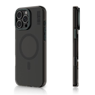 Apple iPhone 16 Pro Max Kılıf Magsafe Şarj Özellikli Şeffaf Youngkit Crystal Shield Serisi Kapak