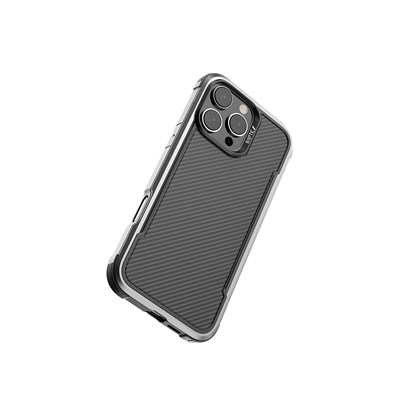 Apple iPhone 16 Pro Max Kılıf M-safe Şarj Özellikli Airbagli Raptic Apex Serisi Karbon Fiber Tasarımlı Kapak
