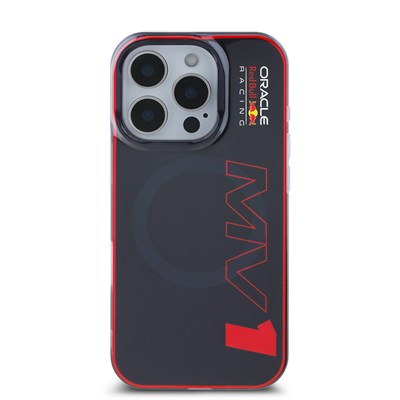 Apple iPhone 16 Pro Max Kılıf Redbull Orjinal Lisanslı Magsafe Şarj Özellikli Çift Katmanlı Sert PC Büyük Boy MV Kapak