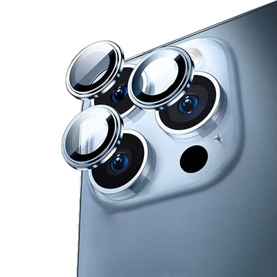 Apple iPhone 16 Pro​​ Max Wiwu Lens Guard Metal Kamera Lens Koruyucu