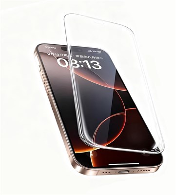 Apple iPhone 16 Pro Max Zore 3D Mobi HD Temperli Cam Ekran Koruyucu + Kolay Uygulama Aparatı