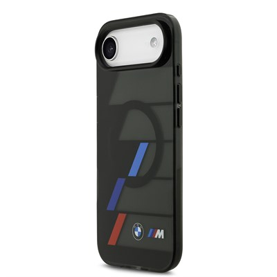 Apple iPhone 17 Air Kılıf BMW Orjinal Lisanslı M-safe Şarj Özellikli IML Baskılı Üç Renkli M Dizayn Kapak