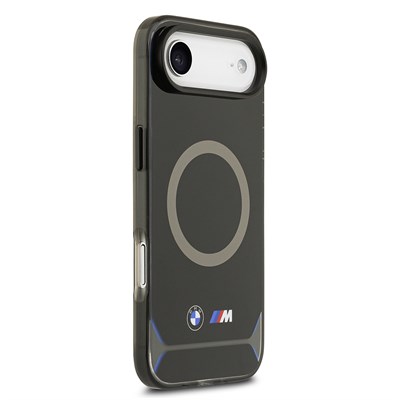 Apple iPhone 17 Air Kılıf BMW Orjinal Lisanslı M-safe Şarj Özellikli Metal Buton Tasarımlı IML Baskılı M Dizayn Kapak