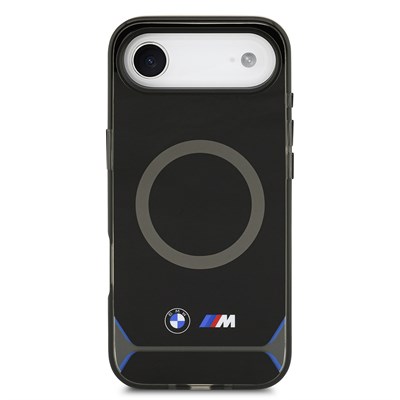 Apple iPhone 17 Air Kılıf BMW Orjinal Lisanslı M-safe Şarj Özellikli Metal Buton Tasarımlı IML Baskılı M Dizayn Kapak