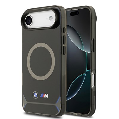 Apple iPhone 17 Air Kılıf BMW Orjinal Lisanslı M-safe Şarj Özellikli Metal Buton Tasarımlı IML Baskılı M Dizayn Kapak