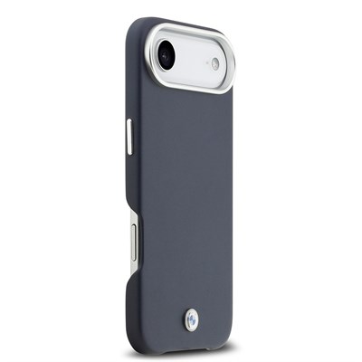 Apple iPhone 17 Air Kılıf BMW Orjinal Lisanslı M-safe Şarj Özellikli Metal Logolu Tam Kaplama Deri Kapak