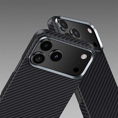 Apple iPhone 17 Air Kılıf Benks M-safe Şarj Özellikli Metal Kamera Çerçeveli Magnetik ArmorAir 600D Kevlar Fiber Kapak
