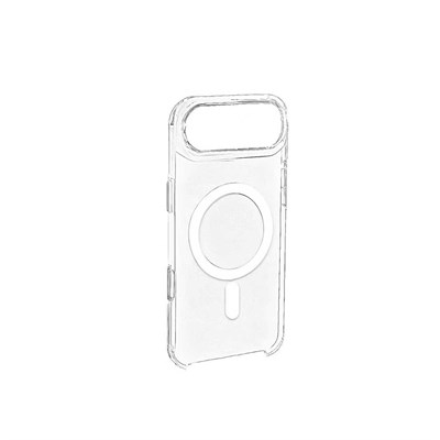 Apple iPhone 17 Air Kılıf IC Çipli Zore Wireless Şarj Özellikli Şeffaf Orjin Kapak
