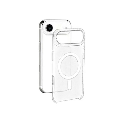 Apple iPhone 17 Air Kılıf IC Çipli Zore Wireless Şarj Özellikli Şeffaf Orjin Kapak