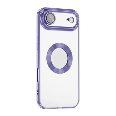 Apple iPhone 17 Air Kılıf Kamera Korumalı Logo Gösteren Zore Omega Kapak