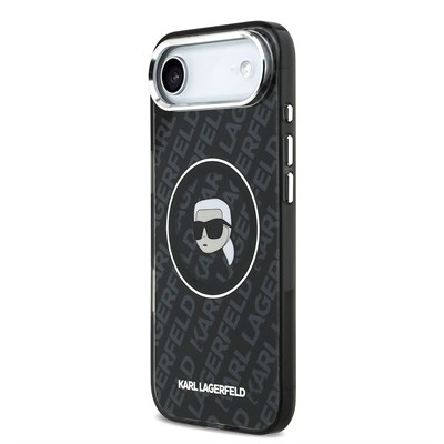 Apple iPhone 17 Air Kılıf Karl Lagerfeld Orjinal Lisanslı IML Baskılı KL Heads Kapak