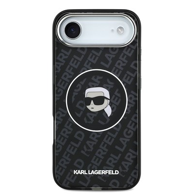 Apple iPhone 17 Air Kılıf Karl Lagerfeld Orjinal Lisanslı IML Baskılı KL Heads Kapak