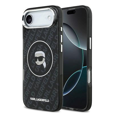Apple iPhone 17 Air Kılıf Karl Lagerfeld Orjinal Lisanslı IML Baskılı KL Heads Kapak